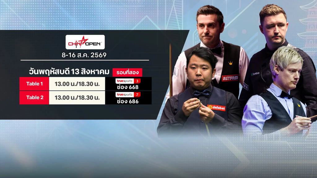 WST China Open 2026