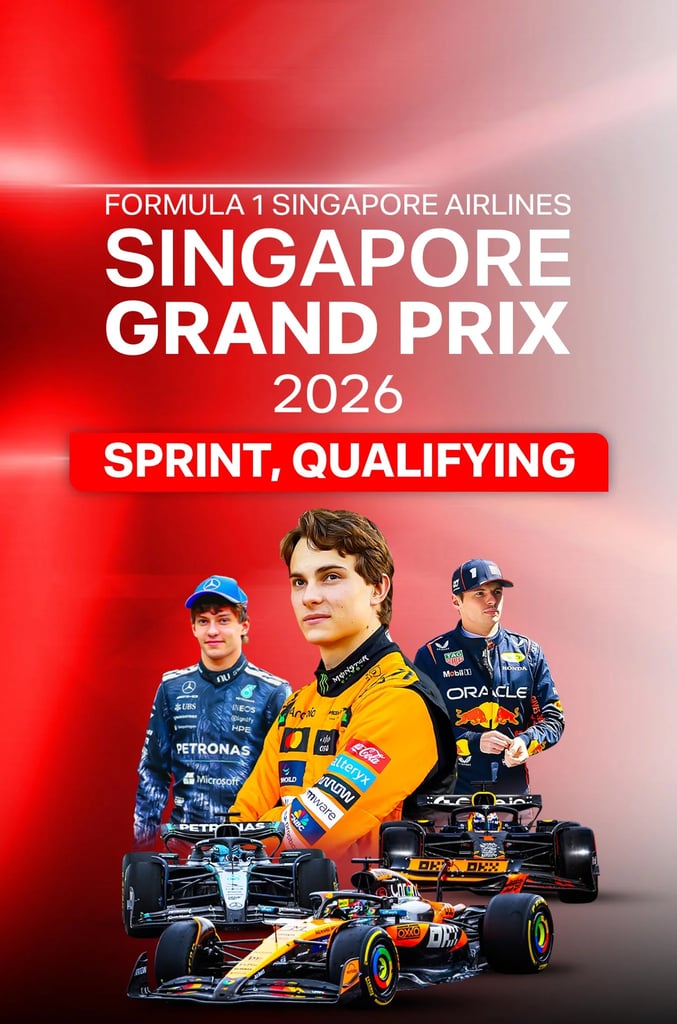 F1 Singapore Grand Prix 2026 : Sprint, Qualifying