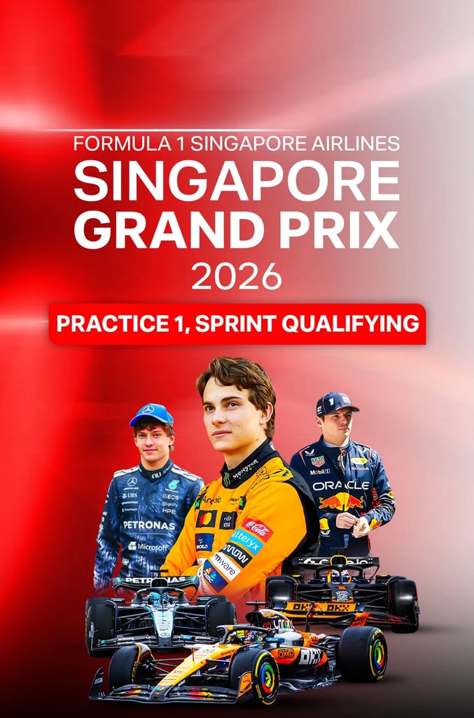F1 Singapore Grand Prix 2026 : Practice 1, Sprint Qualifying