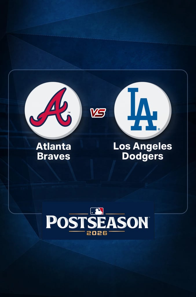 MLB 2026 Divisional  : Braves vs Dodgers