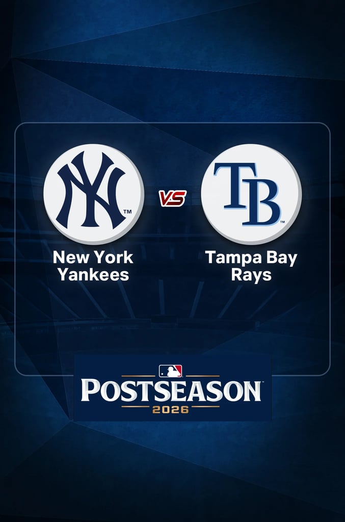 MLB 2026 Divisional  : Yankees vs Rays