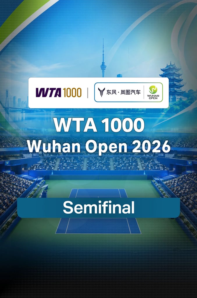 WTA 1000 Wuhan Open 2026 : SF