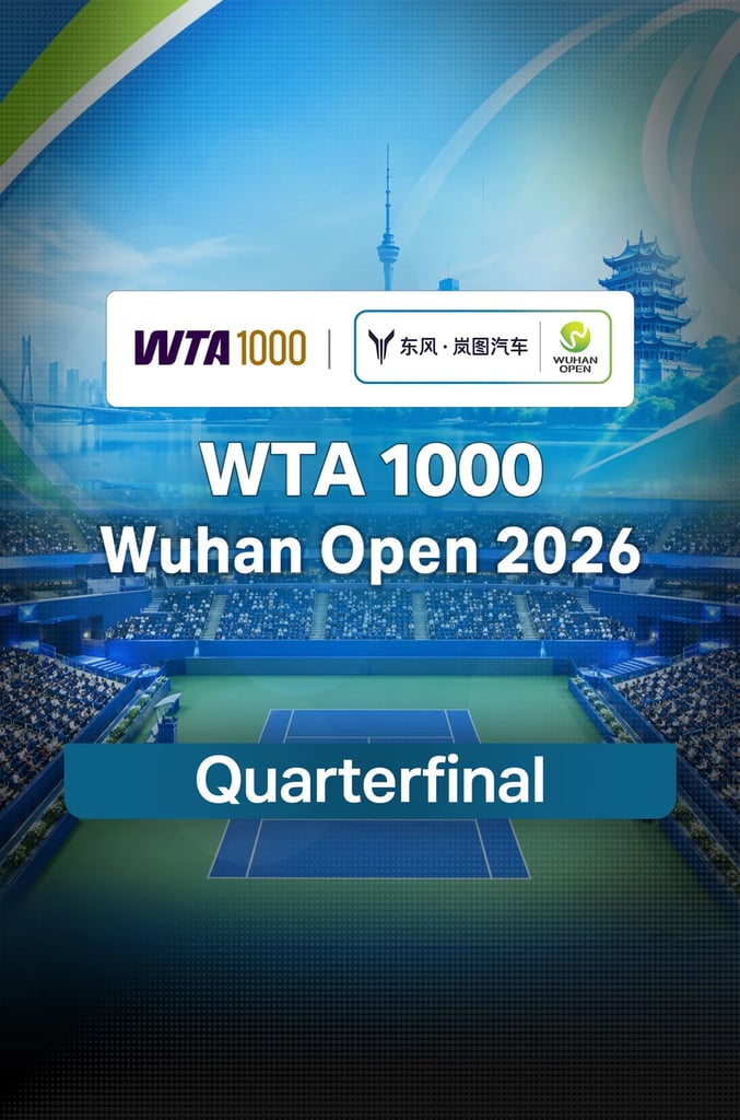 WTA 1000 Wuhan Open 2026 : QF