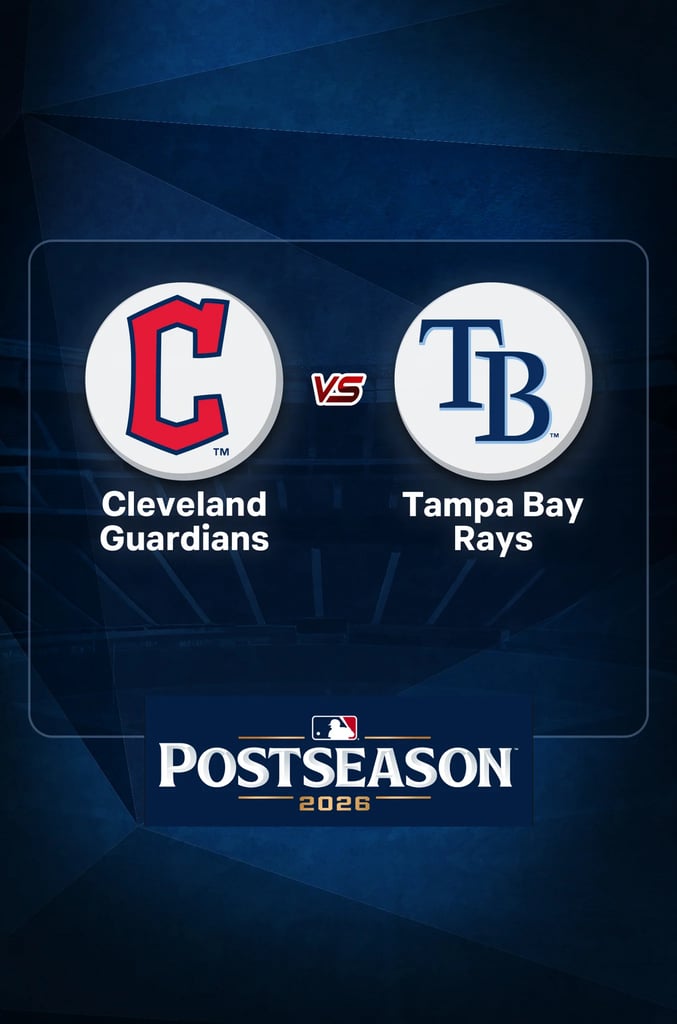 MLB 2026 ALCS G 3 Guardians vs Rays