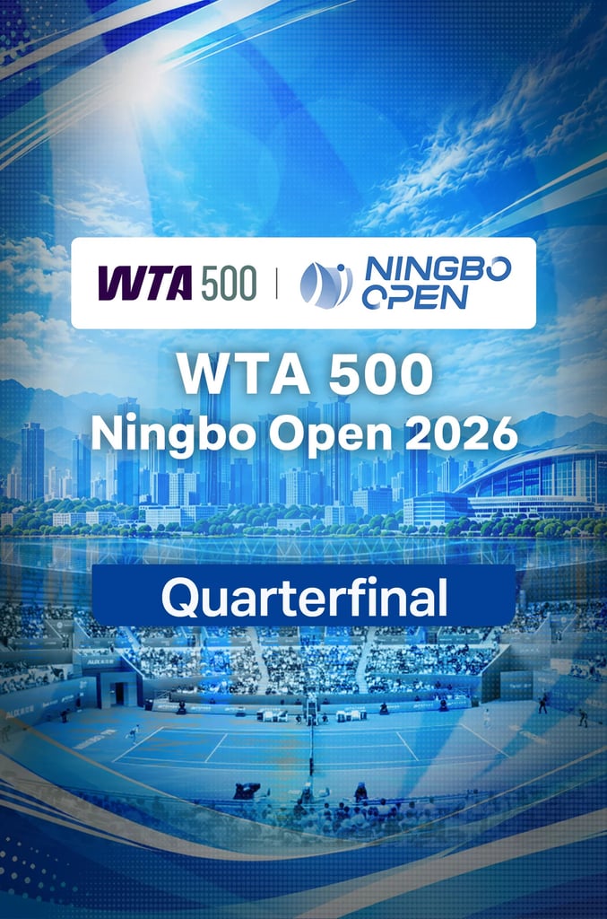 WTA 500 Ningbo Open 2026 : QF