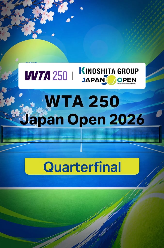 WTA 250 Japan Open 2026 : QF
