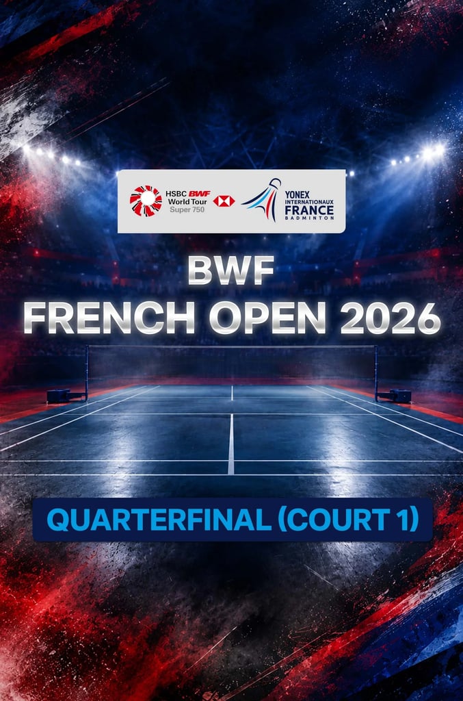 BWF French Open 2026 QF (C.1)