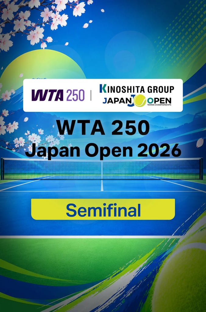 WTA 250 Japan Open 2026 : SF