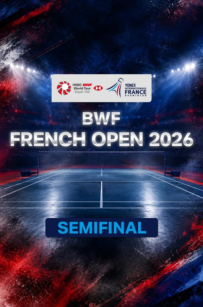 BWF French Open 2026 SF
