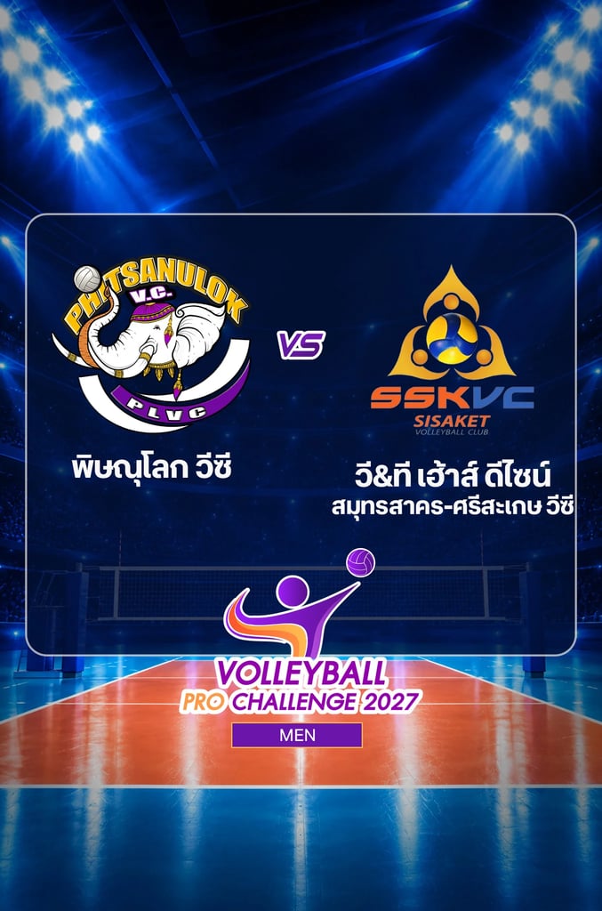 Volleyball Pro Challenge 2027: M Phitsanulok vs Sisaket